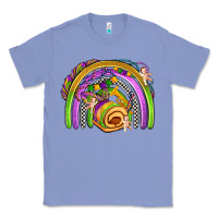 Colony Blue mardi gras rainbow Classic Tee - OliviaCreatesArt
