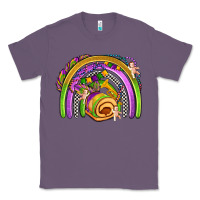 Lavender mardi gras rainbow Classic Tee - OliviaCreatesArt