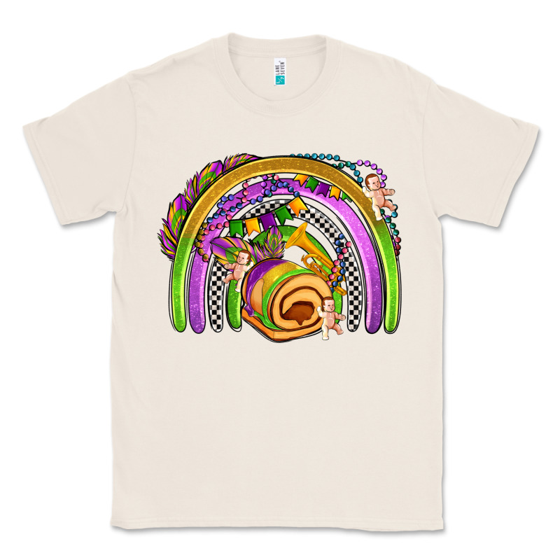 Mardi Gras Rainbow Classic Tee by OliviaCreatesArt | Teevron