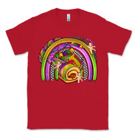 Red mardi gras rainbow Classic Tee - OliviaCreatesArt