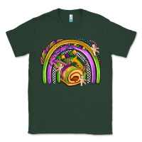 Sports Green mardi gras rainbow Classic Tee - OliviaCreatesArt