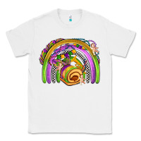 White mardi gras rainbow Classic Tee - OliviaCreatesArt