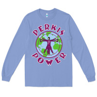Colony Blue heavyweights power Long Sleeve Tee - DesigneFamous
