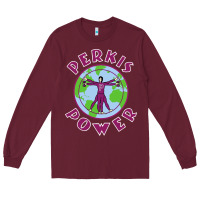 Burgundy heavyweights power Long Sleeve Tee - DesigneFamous