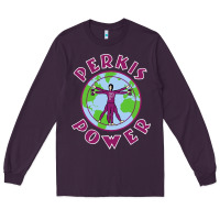 Plum heavyweights power Long Sleeve Tee - DesigneFamous