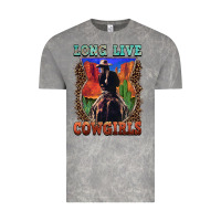 Cloud Rock long live cowgirls Vintage Tee - FaDigitalArtStudio