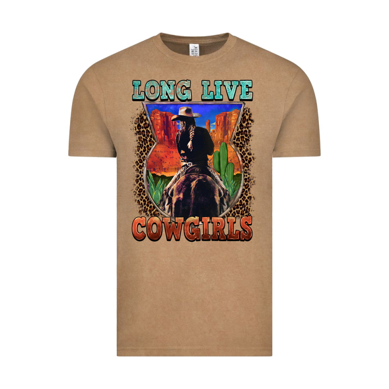 Long Live Cowgirls Vintage Tee by FaDigitalArtStudio | Teevron