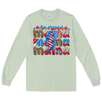 Matcha american mama Long Sleeve Tee - CowhideDigitalArt