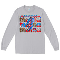 Moon Dust american mama Long Sleeve Tee - CowhideDigitalArt