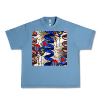 Pebble Blue usa balloons seamless pattern Urban Heavy Tee - BundleAndBundleShop