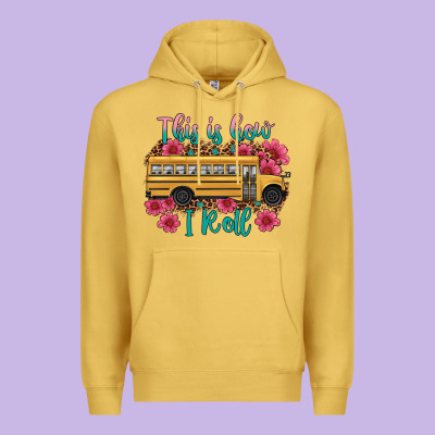 This Is How I Roll School Bus Premium Hoodie Designed By Artiststas