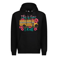Black this is how i roll school bus Premium Hoodie - Artiststas