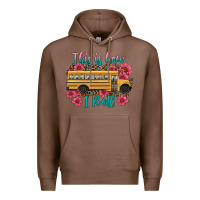 Chestnut this is how i roll school bus Premium Hoodie - Artiststas