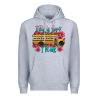 Heather Grey this is how i roll school bus Premium Hoodie - Artiststas