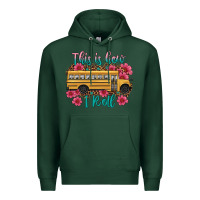 Sports Green this is how i roll school bus Premium Hoodie - Artiststas