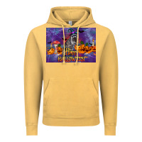 Vintage Mustard Happy Halloween Raccoon Vintage Hoodie - LillyAllenDesigns
