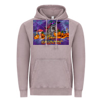 Vintage Zinc Happy Halloween Raccoon Vintage Hoodie - LillyAllenDesigns