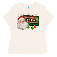Bone santa cassette Ladies Tee - FaDigitalArtStudio