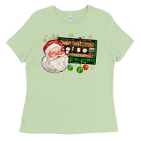Matcha santa cassette Ladies Tee - FaDigitalArtStudio