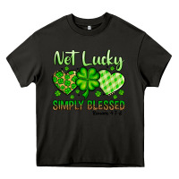 Asphalt St. Patrick's Not lucky simply blessed Heavy Core Tee - OliviaCreatesArt