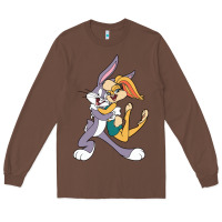 Chestnut bugs bunny and lola bunny Long Sleeve Tee - DesigneFamous