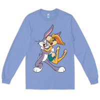 Colony Blue bugs bunny and lola bunny Long Sleeve Tee - DesigneFamous
