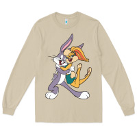 Mushroom bugs bunny and lola bunny Long Sleeve Tee - DesigneFamous