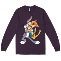 Plum bugs bunny and lola bunny Long Sleeve Tee - DesigneFamous