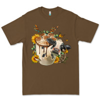 Black And White Cow Coffee Cup Premium Tee | Teevron