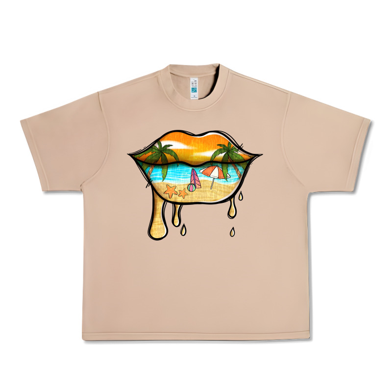 Beach Lips Urban Heavy Tee by Jasminsmagicworld | Teevron
