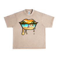 French Oak beach lips Urban Heavy Tee - Jasminsmagicworld