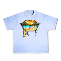 Grape Ice beach lips Urban Heavy Tee - Jasminsmagicworld