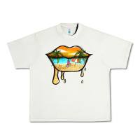 Pistachio beach lips Urban Heavy Tee - Jasminsmagicworld