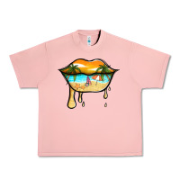 Salmon beach lips Urban Heavy Tee - Jasminsmagicworld