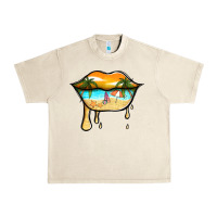 Sandshell beach lips Urban Heavy Tee - Jasminsmagicworld