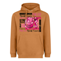 Meerkat volleyball pink out breast cancer Heavyweight Hoodie - RanaPortraitStore