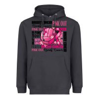 Smoke volleyball pink out breast cancer Heavyweight Hoodie - RanaPortraitStore