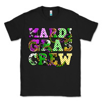Black mardi gras crew olivia Classic Tee - OliviaCreatesArt