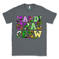 Charcoal Heather mardi gras crew olivia Classic Tee - OliviaCreatesArt
