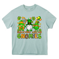 Arona St. Patrick's Day shamrockin' with my gnomies Heavy Core Tee - OliviaCreatesArt