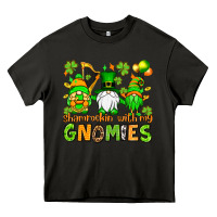 Asphalt St. Patrick's Day shamrockin' with my gnomies Heavy Core Tee - OliviaCreatesArt