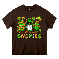 St. Patrick's Day Shamrockin' With My Gnomies Heavy Core Tee | Teevron
