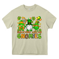 Mossy St. Patrick's Day shamrockin' with my gnomies Heavy Core Tee - OliviaCreatesArt