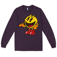 Plum pacman Long Sleeve Tee - DesigneFamous