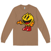 Toasted Coconut pacman Long Sleeve Tee - DesigneFamous