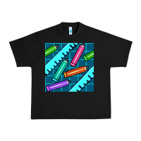 Black school pencil seamless pattern Urban Heavy Tee - BundleAndBundleShop