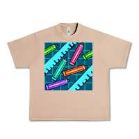 Burro school pencil seamless pattern Urban Heavy Tee - BundleAndBundleShop