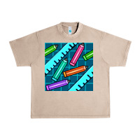 French Oak school pencil seamless pattern Urban Heavy Tee - BundleAndBundleShop