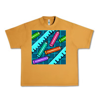 Peanut Butter school pencil seamless pattern Urban Heavy Tee - BundleAndBundleShop