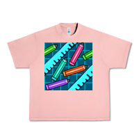 Salmon school pencil seamless pattern Urban Heavy Tee - BundleAndBundleShop